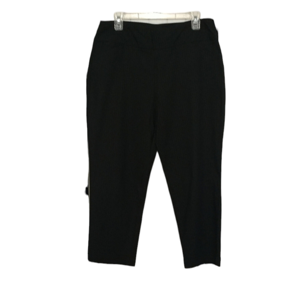 New Black Skinny Mid Rise Ankle Pants 16